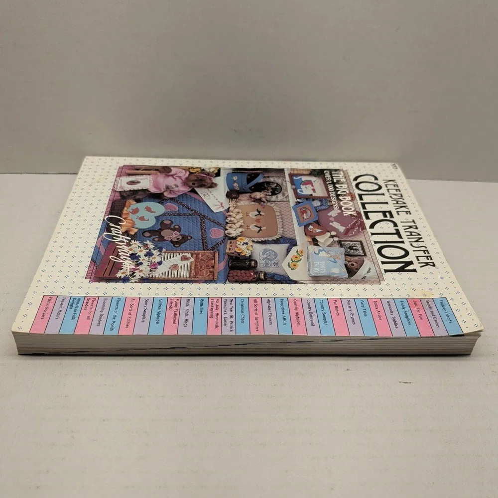 Craftways Keepsake Transfer Collection The Big Book 1000+ Iron On Patterns 1984